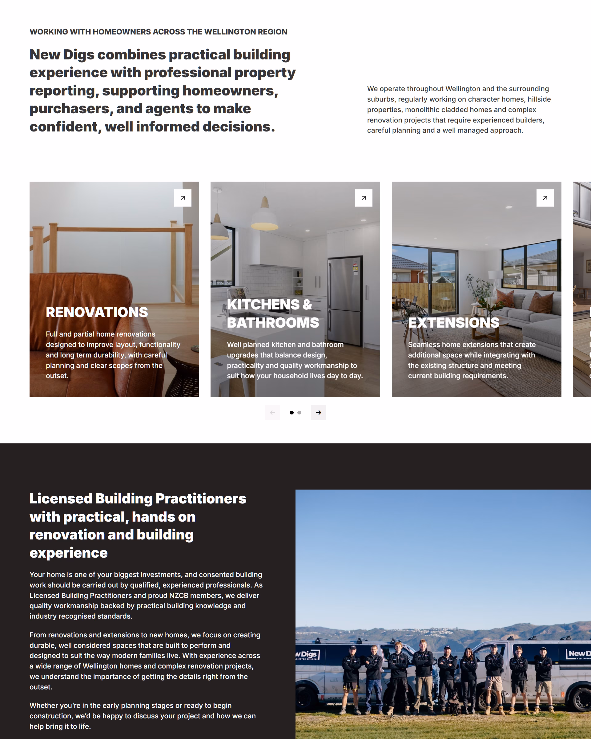New Digs website designed by Grow My Business