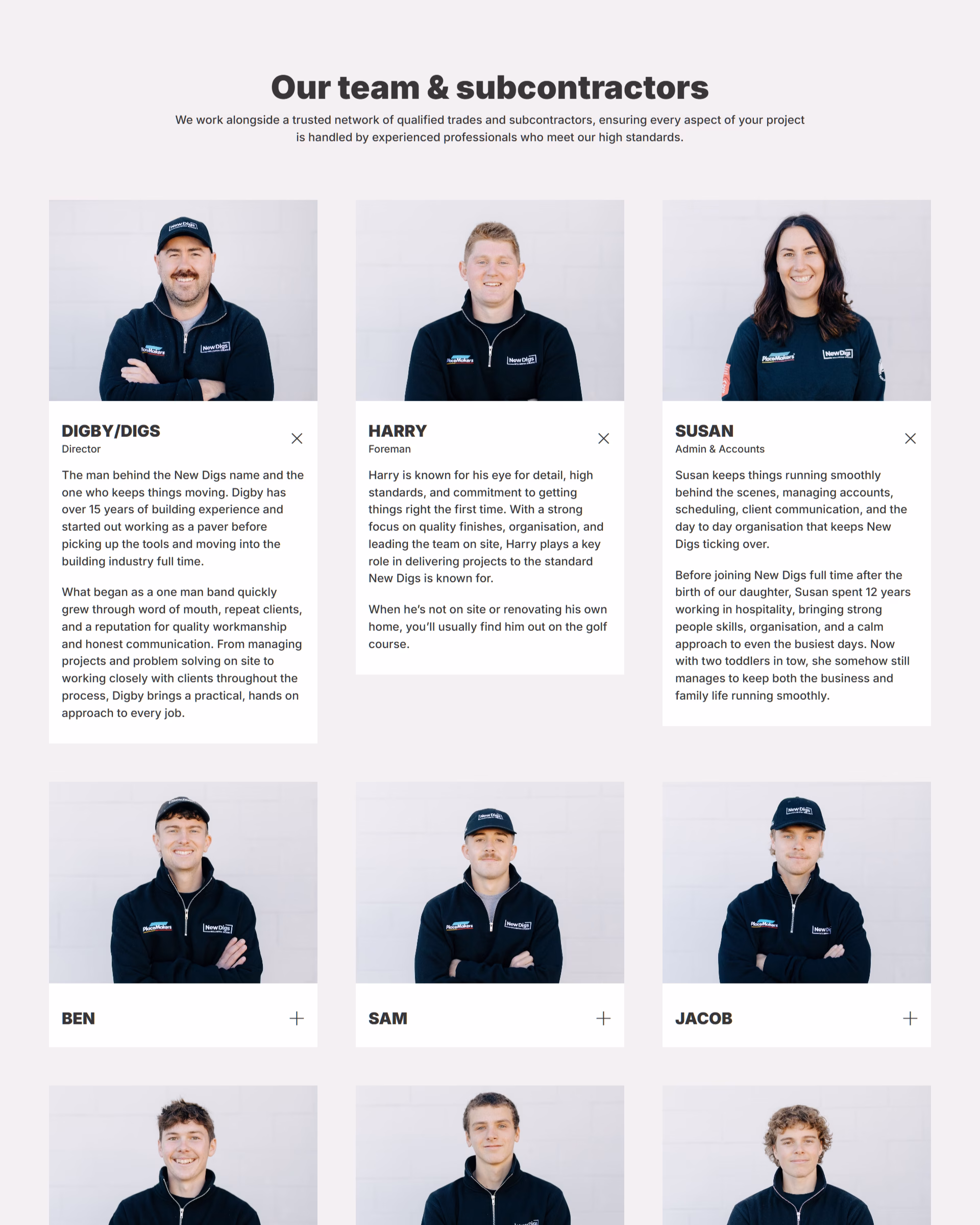 New Digs website designed by Grow My Business
