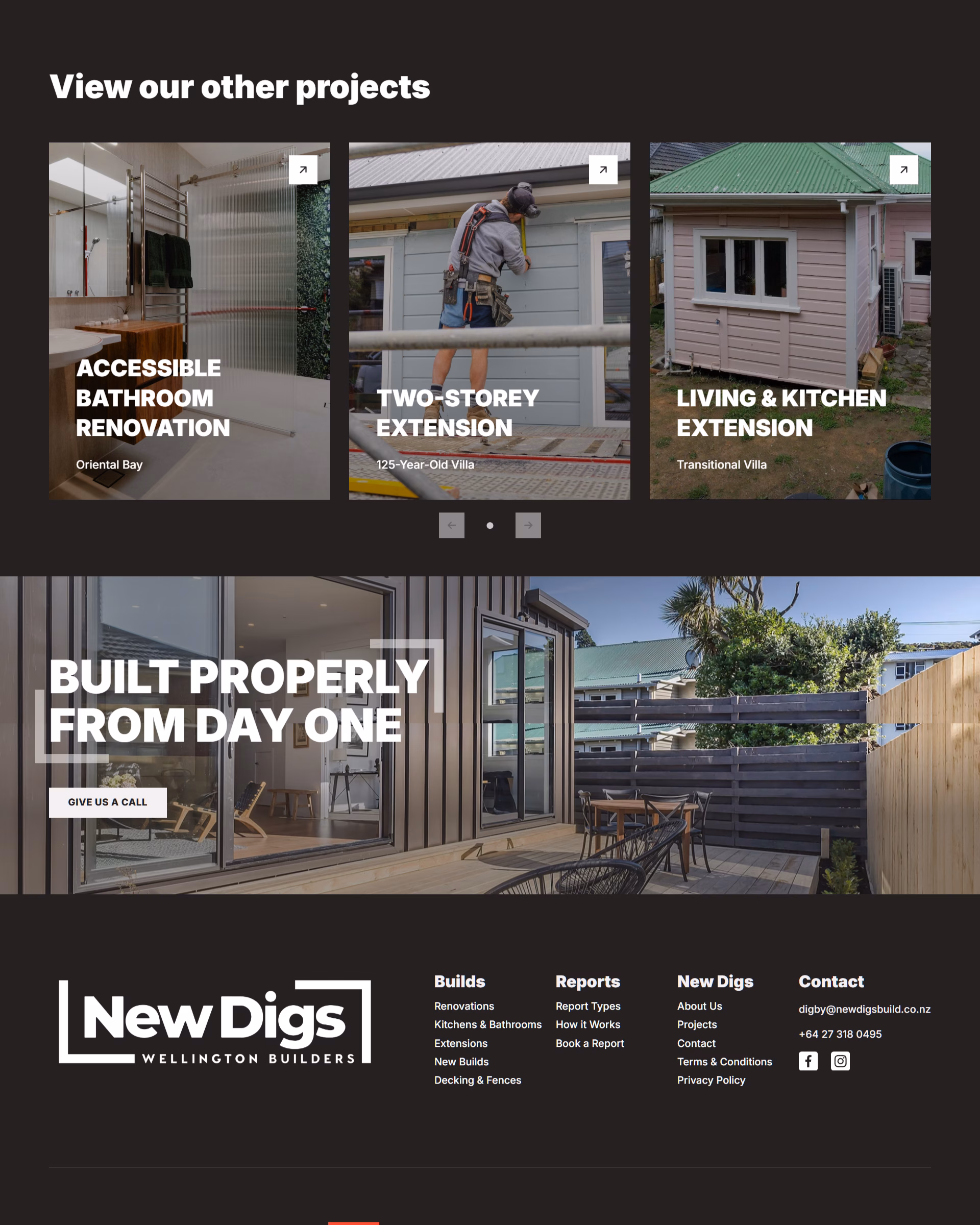 New Digs website designed by Grow My Business