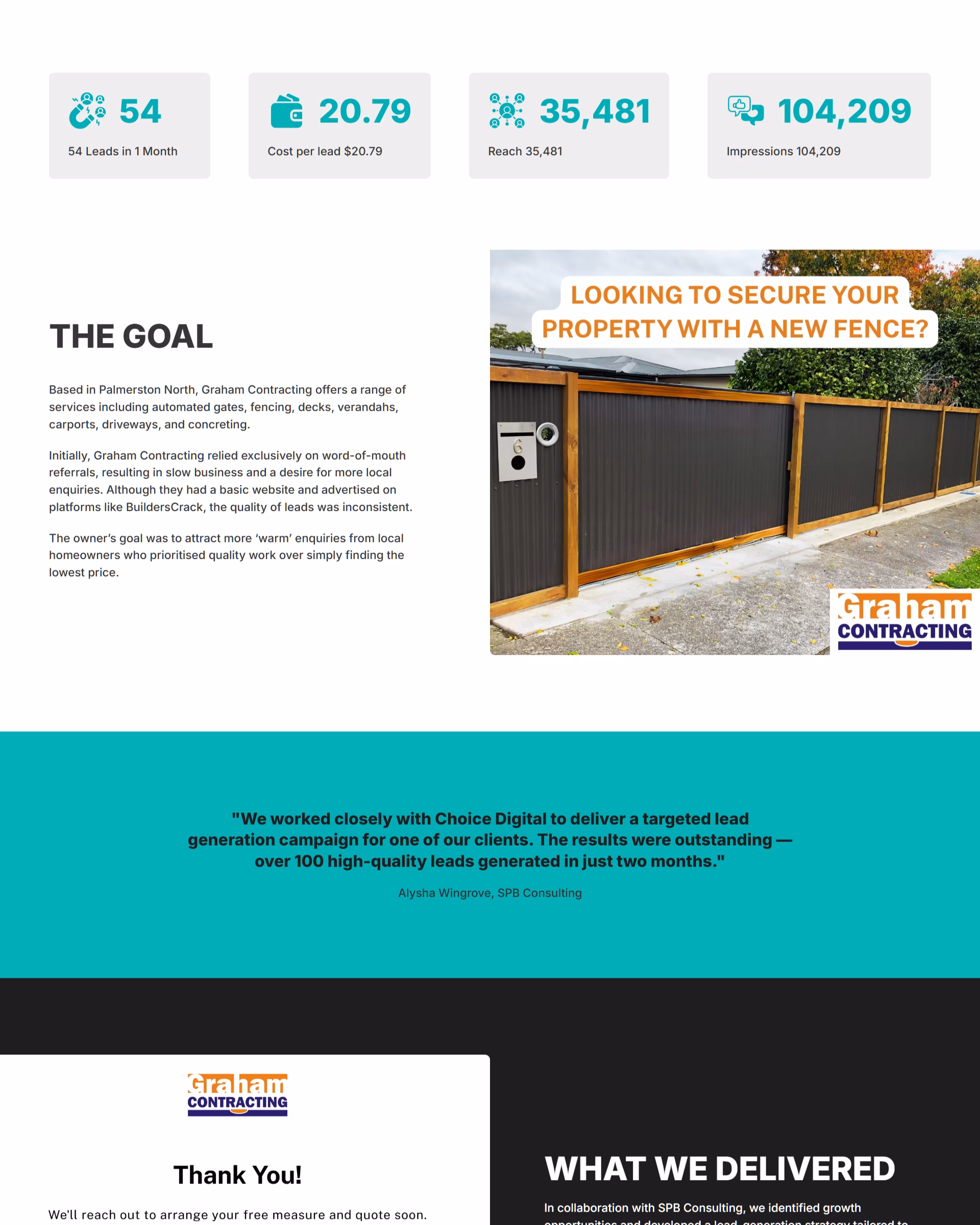 Choice Digital website designed by Grow My Business