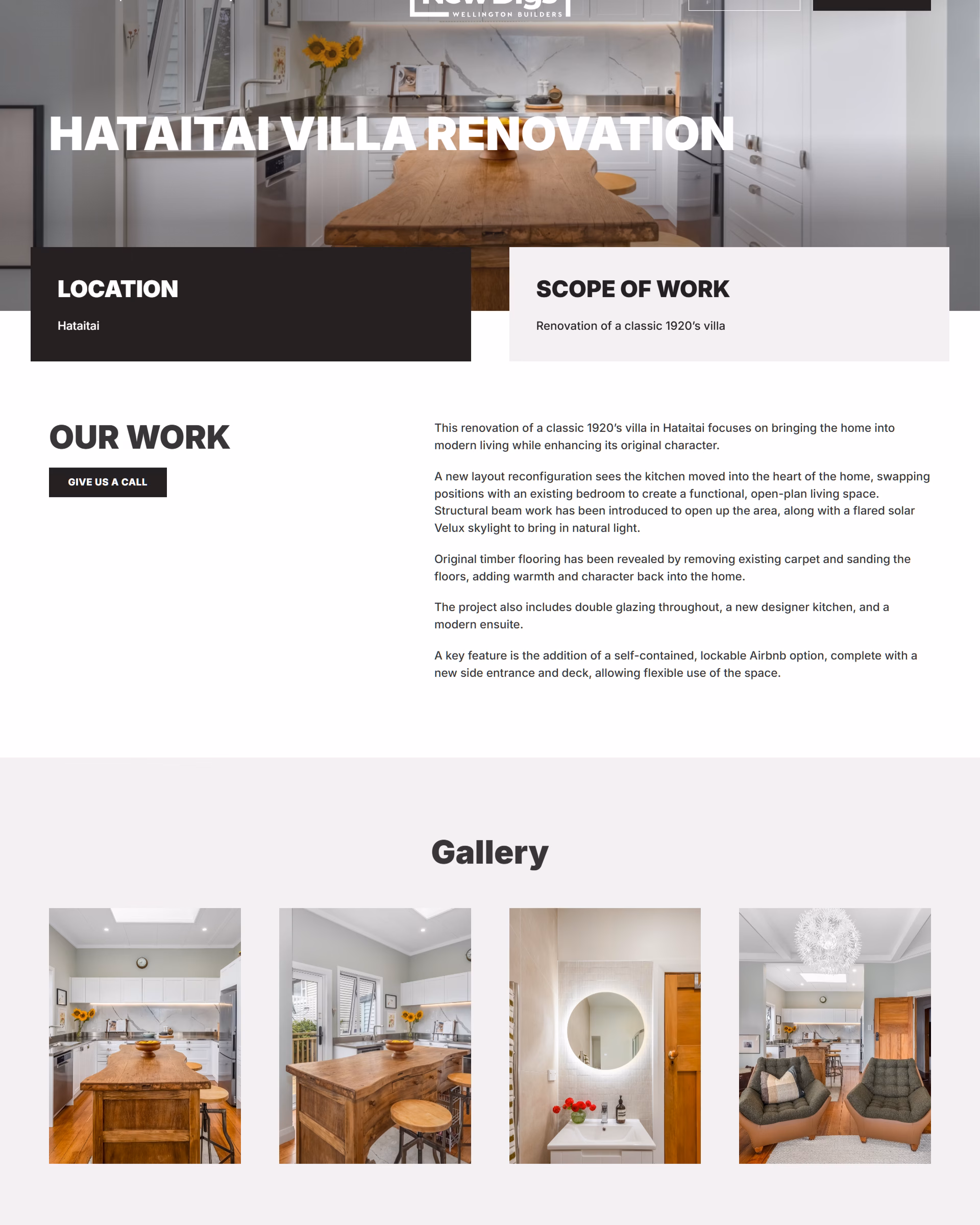 New Digs website designed by Grow My Business