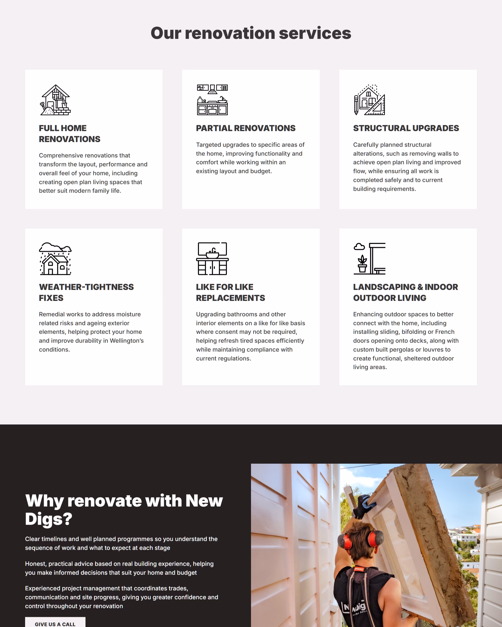 New Digs website designed by Grow My Business