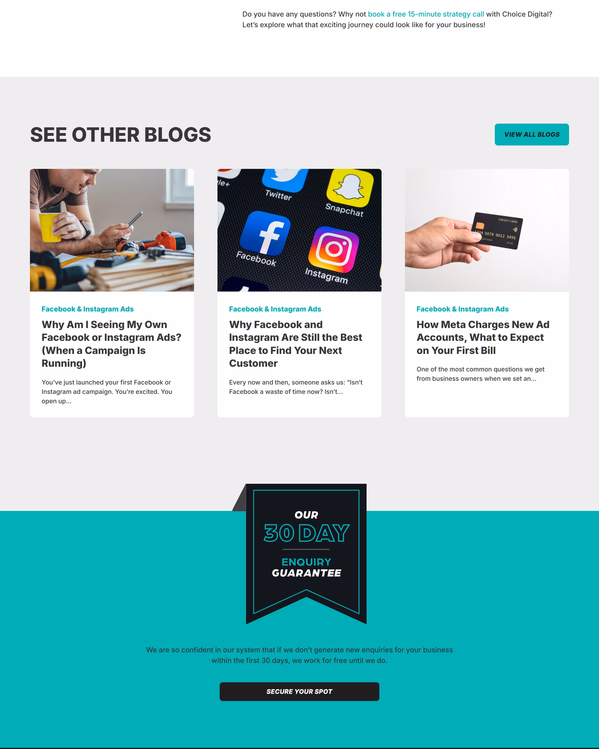 Choice Digital website designed by Grow My Business